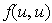 $\ f(u,u)$