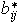 $b_{ij}^{\ast}$