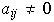 $a_{ij}\neq0$