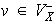 $v\in V^{-}_X$