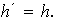 $h^{\U{b4}}=h.$