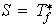 $S=T_{f}^{\ast }$