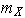 $m_{X}$