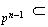 $_{p^{n-1}}\subset $