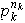 $p_{k}^{n_{k}}$