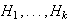 $H_{1},...,H_{k}$