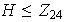 $H\leq Z_{24}$