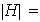 $\left| H\right| =$