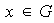 $\ x\in G$