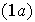 $(1a)$