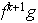 $f^{k+1}g$