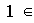 $\ 1\in$